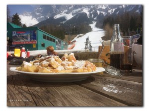 Smullen bij de piste