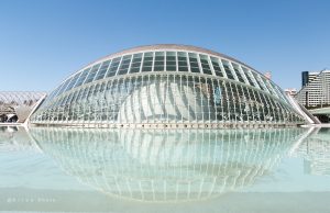 Een bijzonder gebouw uit de Ciudad de las Artes y las Ciencias is het L’Hemisfèric