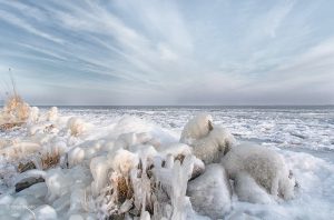 IJsvormen in IJsselmeer