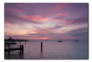 Zonsopkomst bij Durgerdam aan het IJmeer