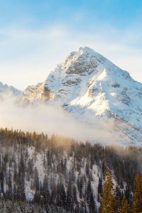 Alpentoppen met sneeuw